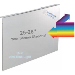 VizoBlueX 25-26" Anti-Blue Light Monitor Filter Panel - 23.6 x 14.4" hanging